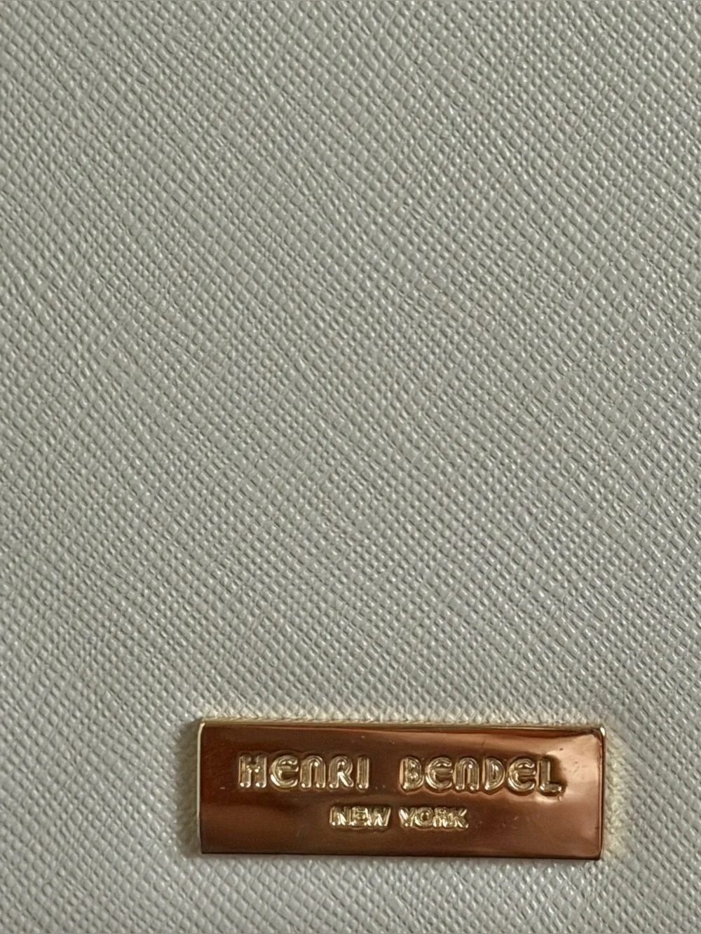 Henri Bendel West 57th Leather Travel Jewelry Case Box Organizer Ivory Black